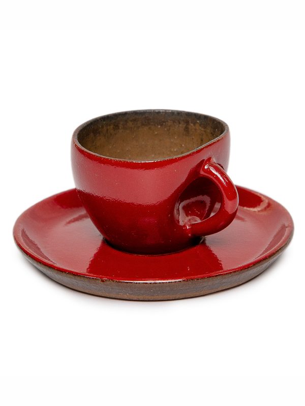 Xícara de café com alça - Vermelho